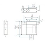 KST DS125MG 7KG 6V ad alta coppia in metallo ingranaggio Servo digitale in acciaio dente CNC aliante ad ala fissa FPV Drone elicottero UAV aereo